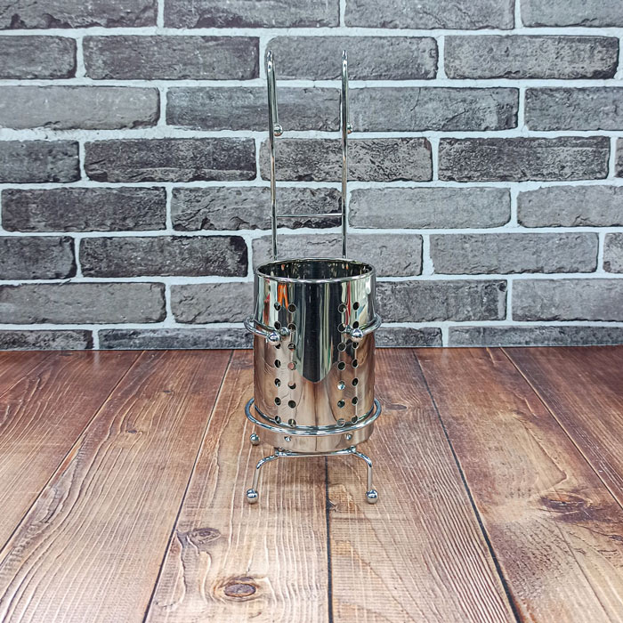 جا قاشقی تک قلو آویز استیل B.KH