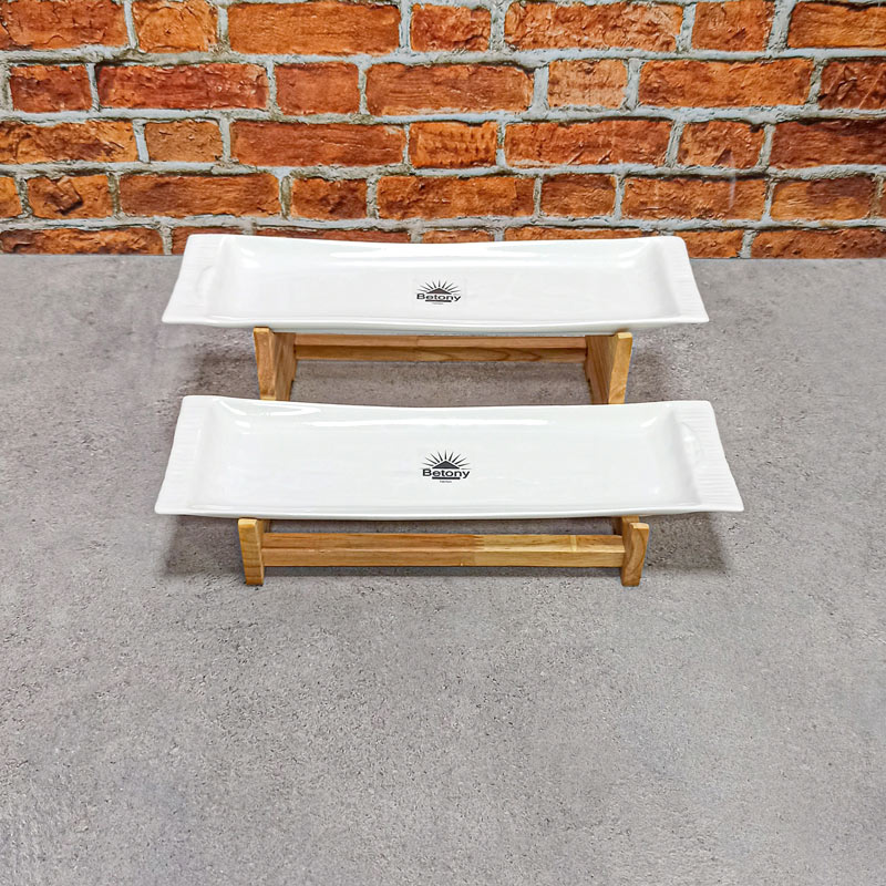 رولت خوری 2طبقه مستطیل کد104079 بتونی