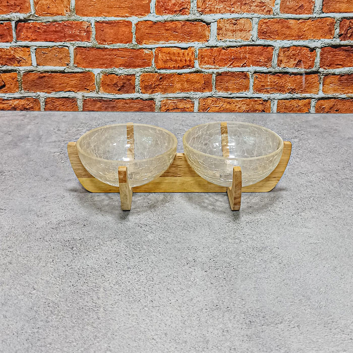 اردو خوری شیشه ای آبگز شامپاینی دو خانه نوا کد102250 بتونی