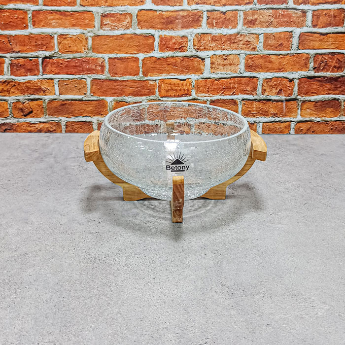 کاسه آجیل آبگز دسته دار کوئین کد102233 بتونی