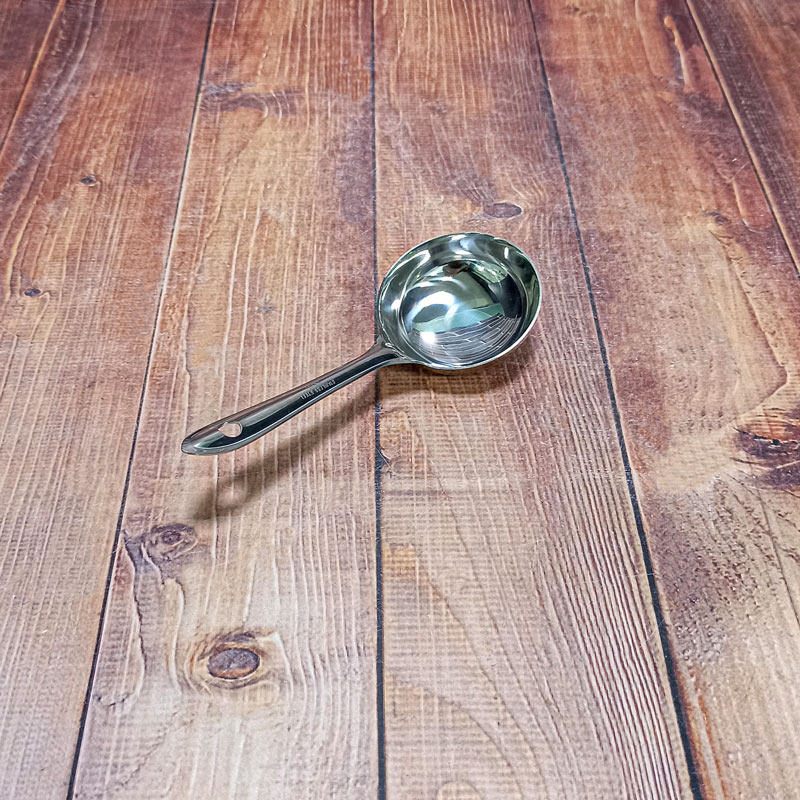 ملاقه استیل دسته کوتاه هندی 