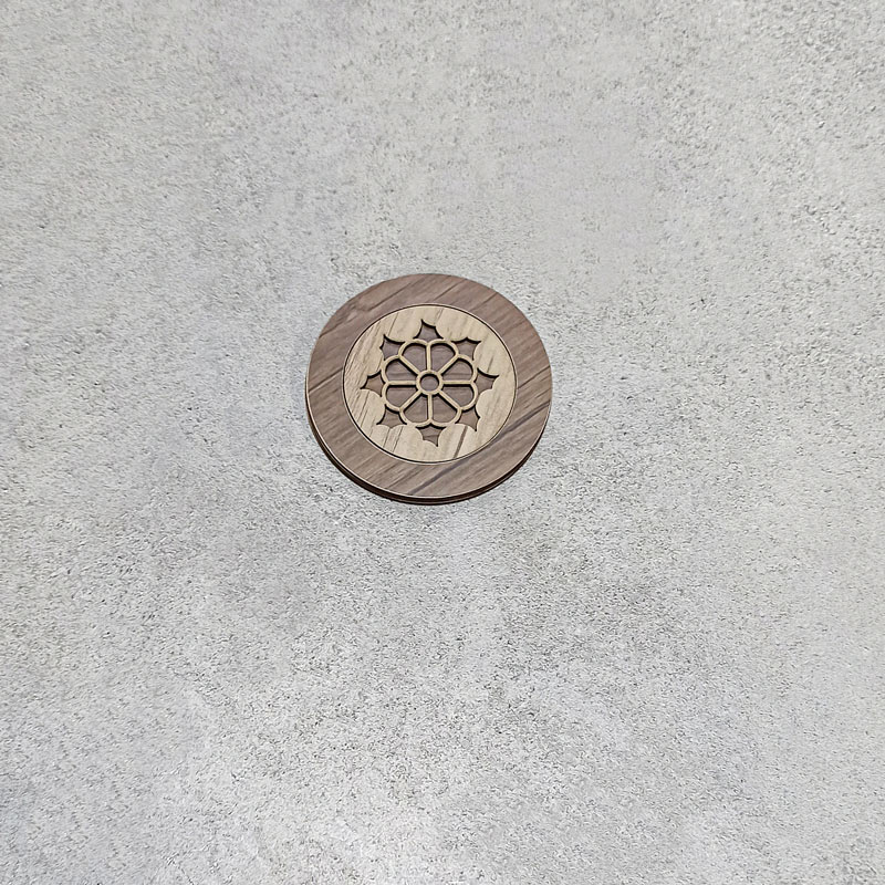 زیرلیوانی گرد چوبی تمدن 