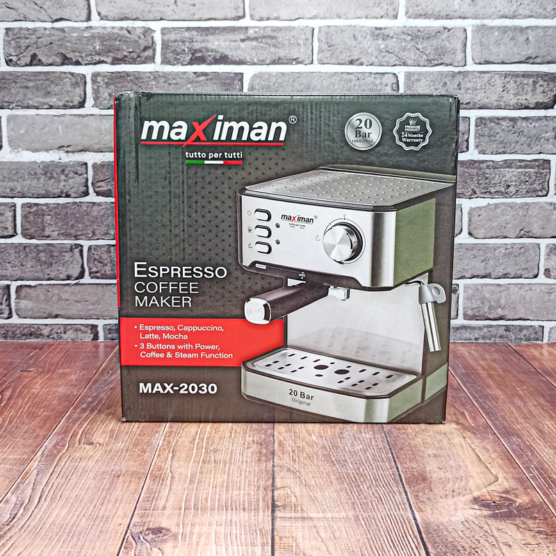 اسپرسوساز 20بار 850وات کدMAX2030  ماکسیمان