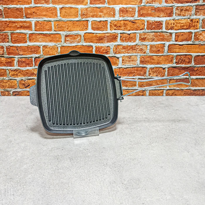 تابه سایز24 گریل مربع مشکی تکنو 