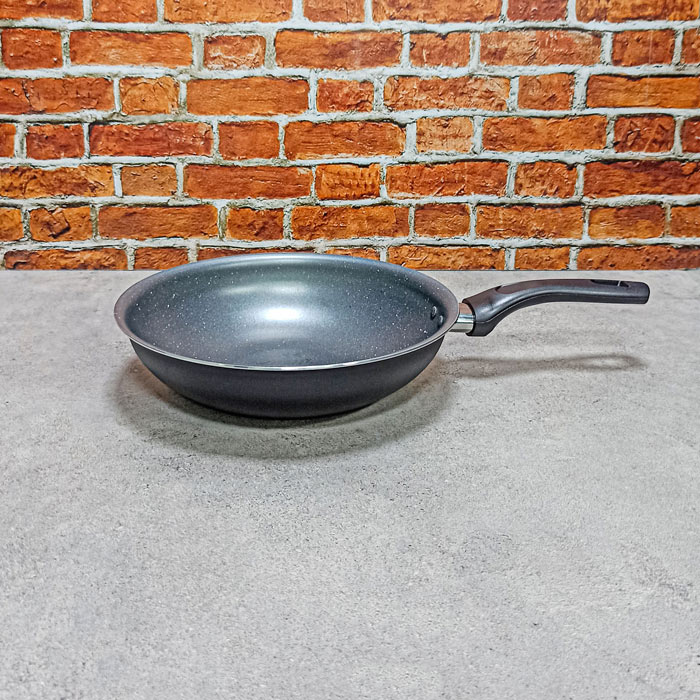 تابه وک سایز24 گرانیت بدون درب مشکی طوسی تکنو 