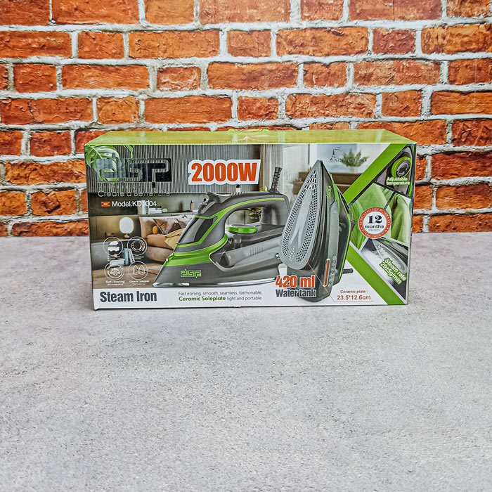 اتو بخار 2000وات کدDSP KD1004 