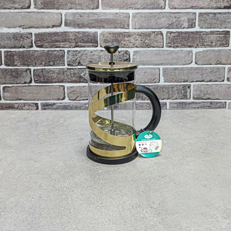 فرنچ پرس 1000میل طلایی دایره ای hth