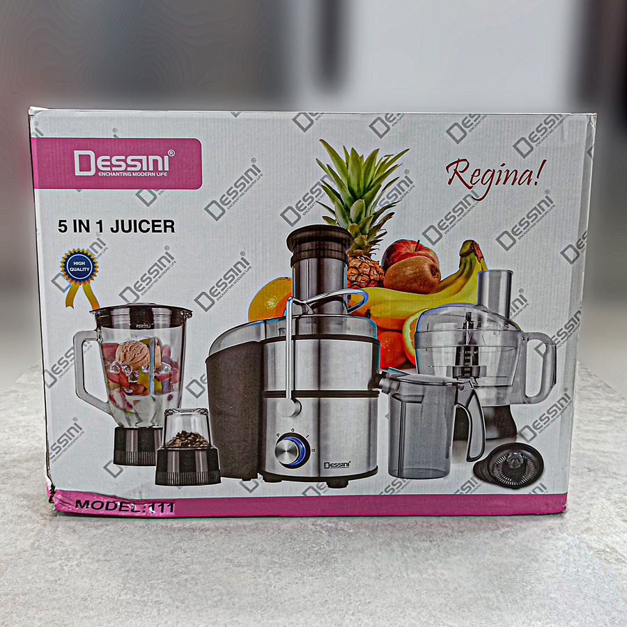 آبمیوه گیری 5کاره 800وات کد111 دسینی