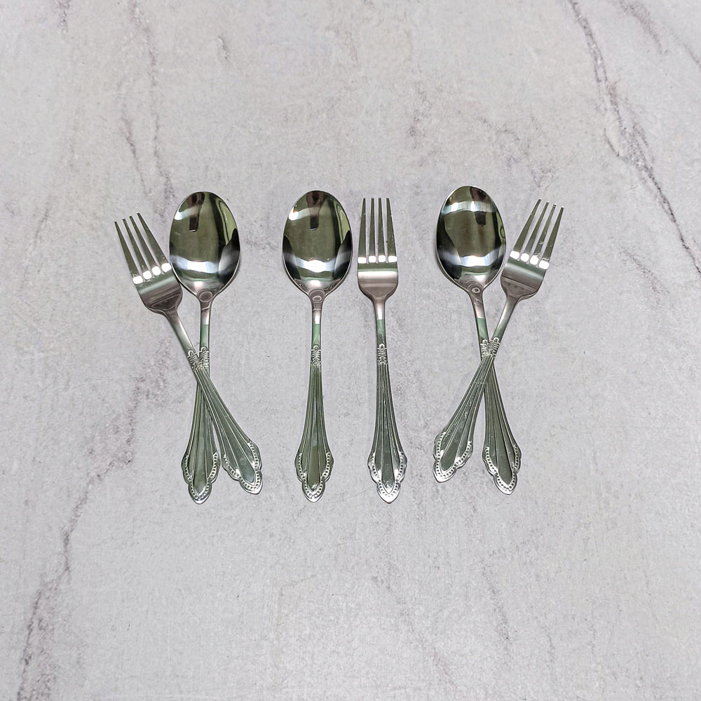 قاشق چنگال جعبه ای طرح صدفی یونیک 