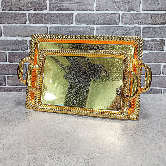 سینی استیل دوتکه کد212G رمانتیک هوم 