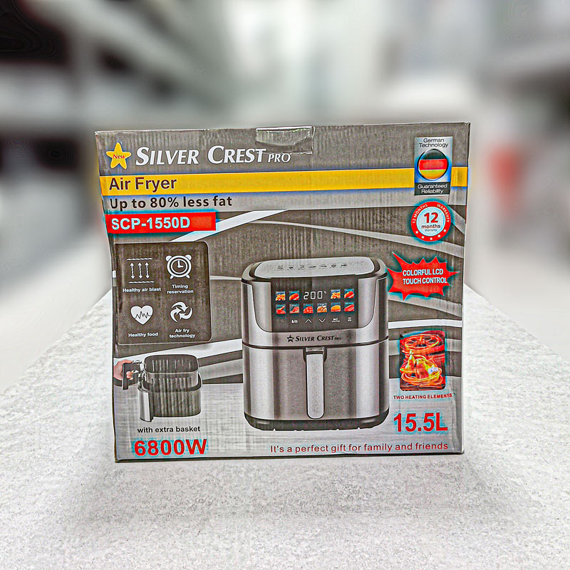 سرخ کن 15/8لیتر 6800وات کد1580 سیلورکرست پرو