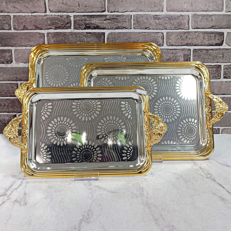 سینی استیل 3تکه 7002-HTH