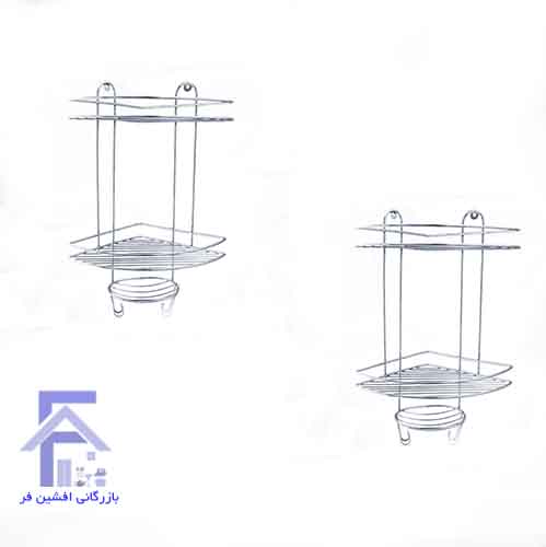 سه گوش حمام دو طبقه صابون دار ایده سازان N202