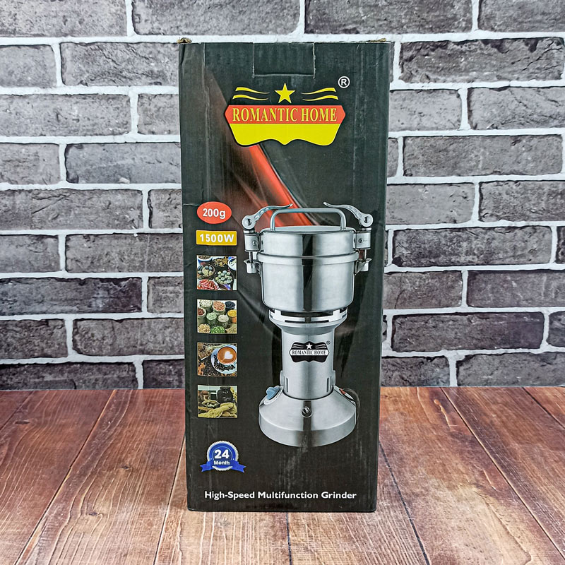 آسیاب قهوه صنعتی 1500وات 200گرم رومانتیک هوم 