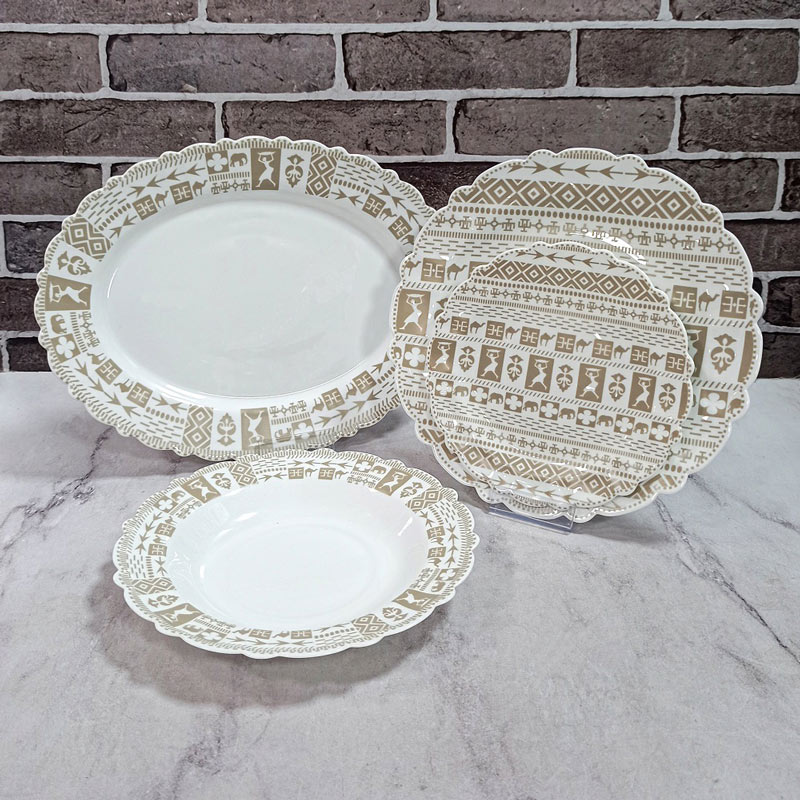 25پارچه کنگره هایجین قهوه ای آیروپال