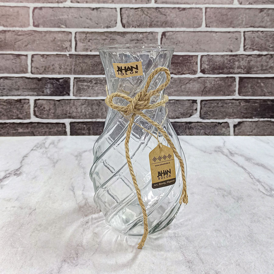 گلدان کهربا جهان بلور