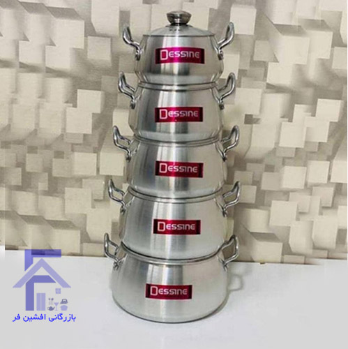 سرویس قابلمه 10پارچه درب روحی دسینی 