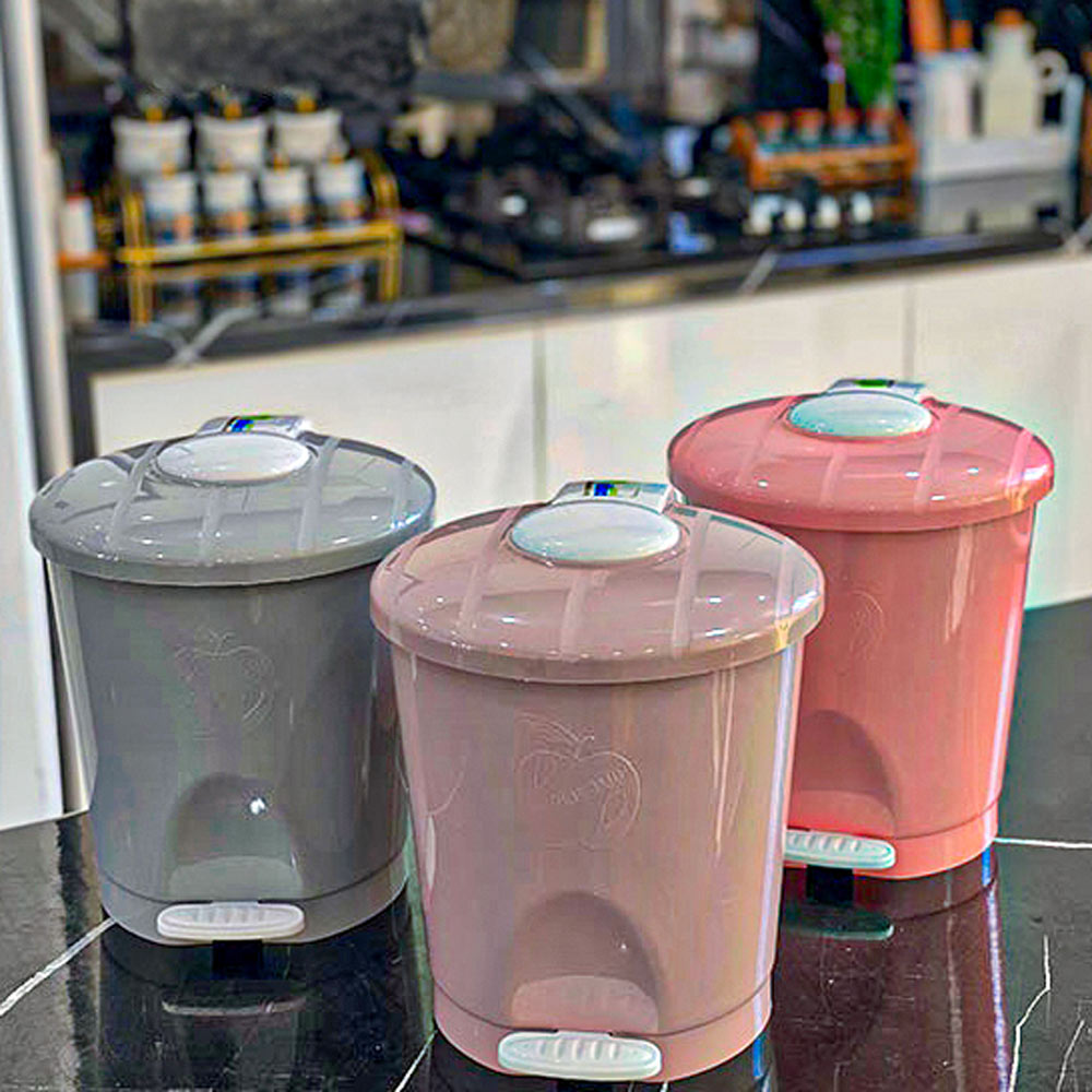 سطل پدالی دو جداره اپل تاپ اشکان