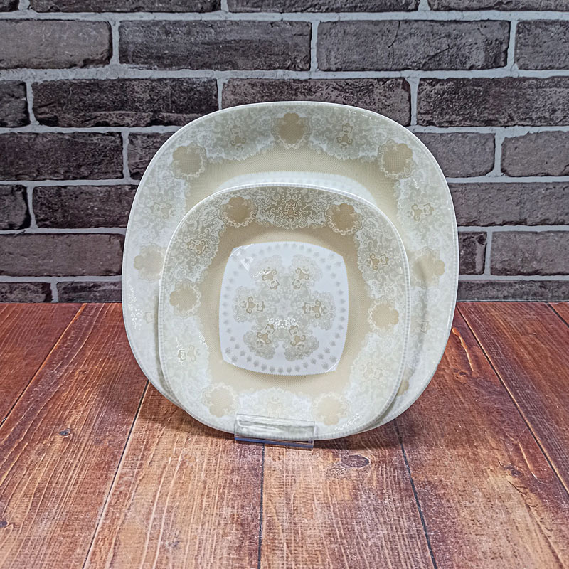 26پارچه چهارگوش هارمونیکا کرم فول دینو