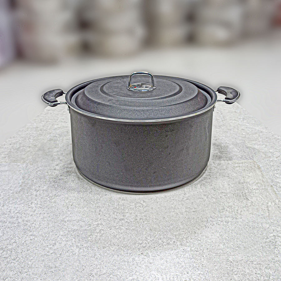 قابلمه سایز40 مدل آنتیک درب فلزی مشکی تکنو