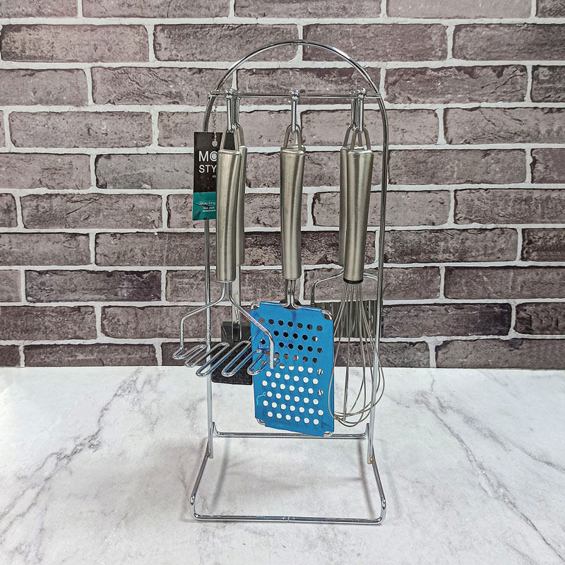 سرویس ابزار 7پارچه دسته استیل مام استایل