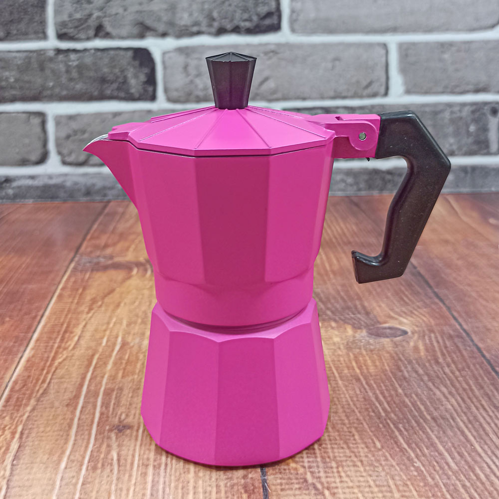 قهوه جوش 2کاپ بدنه رنگی R.H