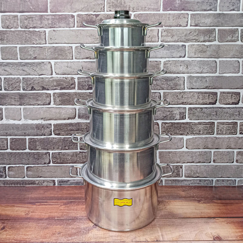 سرویس قابلمه 6عددی دو دسته روحی