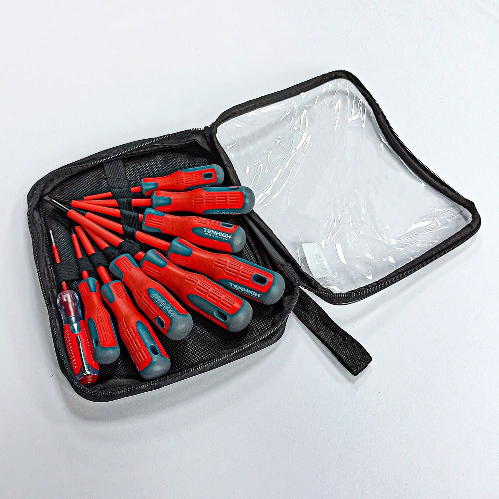 پیچ گوشتی 9تایی کیف دار