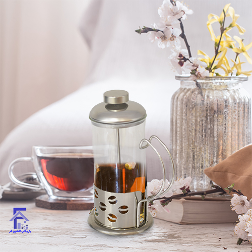 قوری فرنچ 350میل استیل 