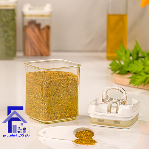 جا ادویه چهارگوش سارینا کوچک(3) کرپ کد1746 لیمون