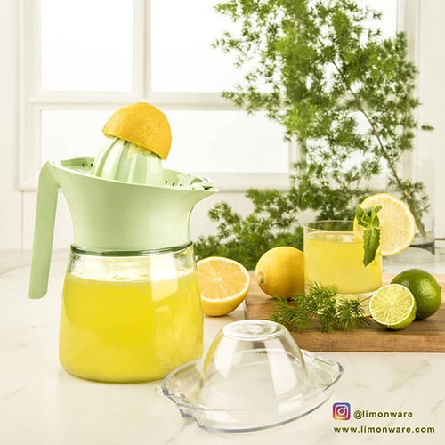 پارچ و آبمیوه گیری دوکاره الوان کد742 لیمون