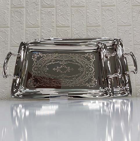 سینی مستطیل دو تکه سیلور ویتارا کد569