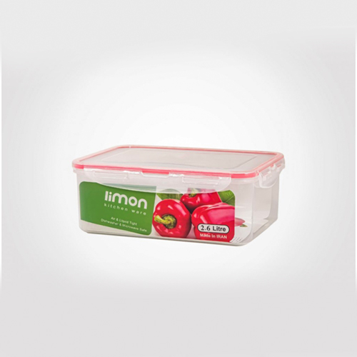 فریزری مستطیل 2/6لیتری کد820 لیمون