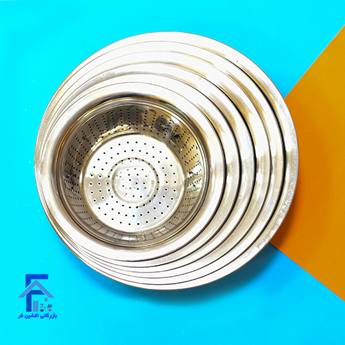 ست آبکش 6تکه استیل یونیک 