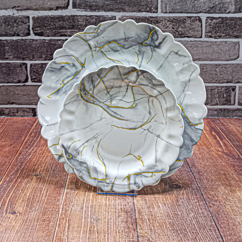 25پارچه گرد کنگره گلدن استون ایروپال