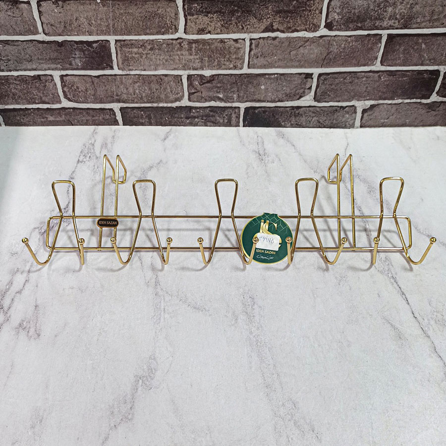 درب آویز مثلثی طلا T302 ایده سازان