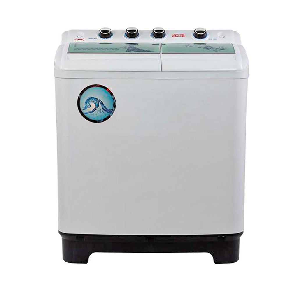 لباسشویی 2قلو 12000 سفید NEXT PLUS