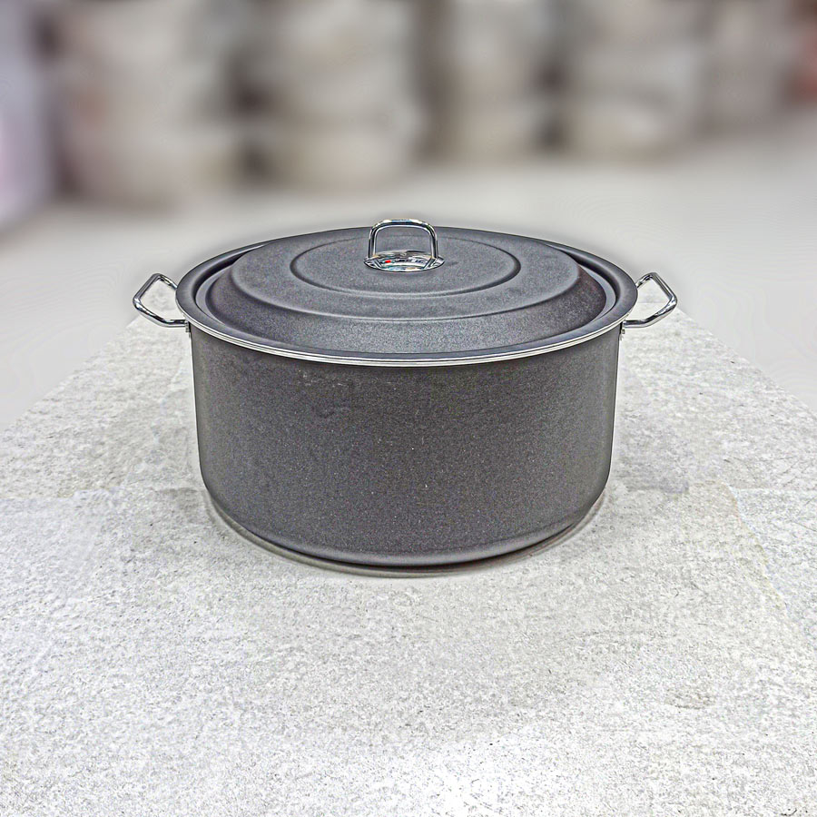 قابلمه سایز45 درب فلزی گرانیت مشکی طوسی کششی تکنو