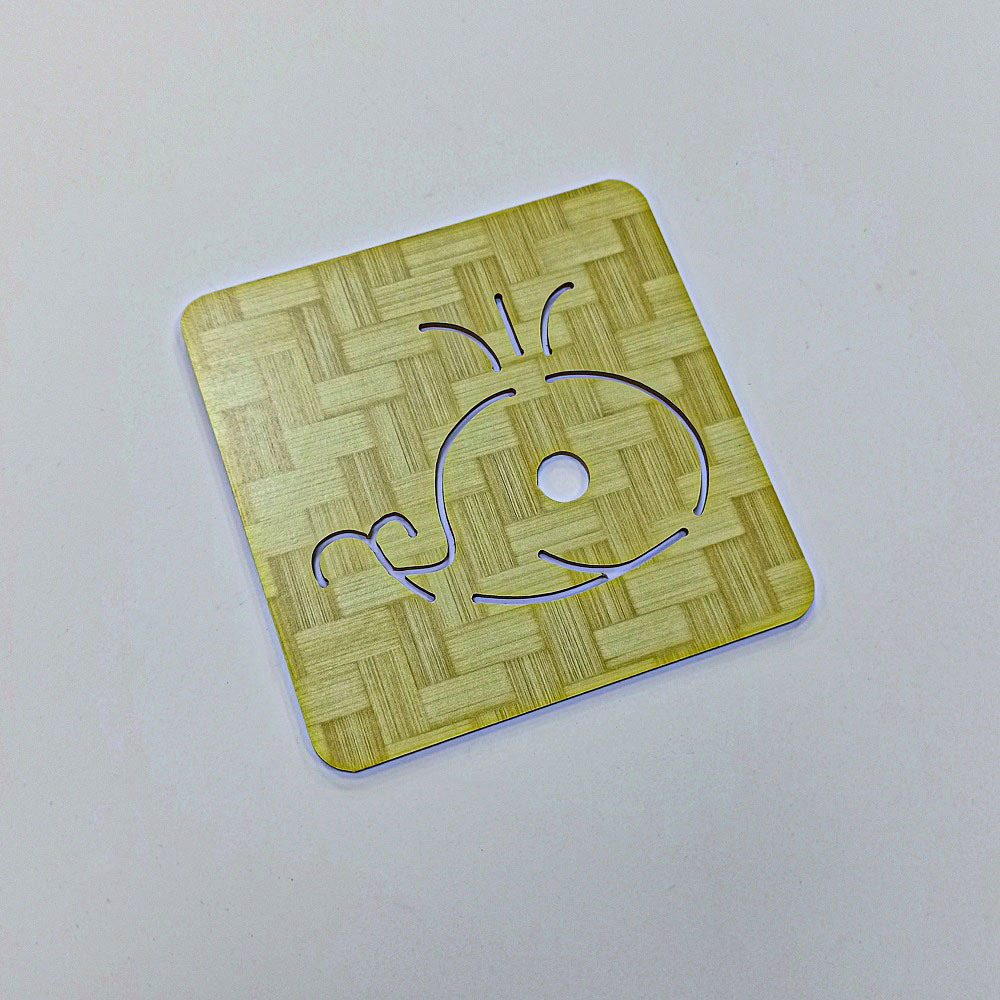 زیر دیگی چوبی طرح دار MAT