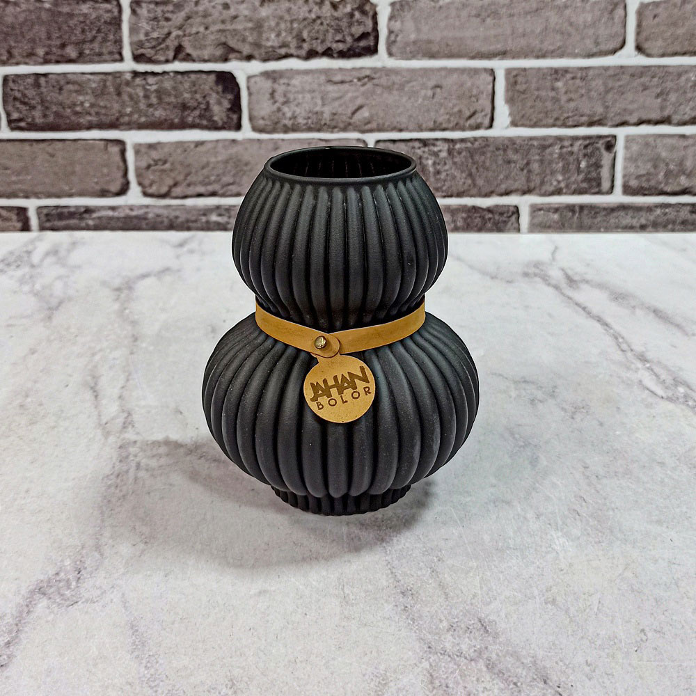 گلدان آبشار رنگی سایز4 جهان بلور