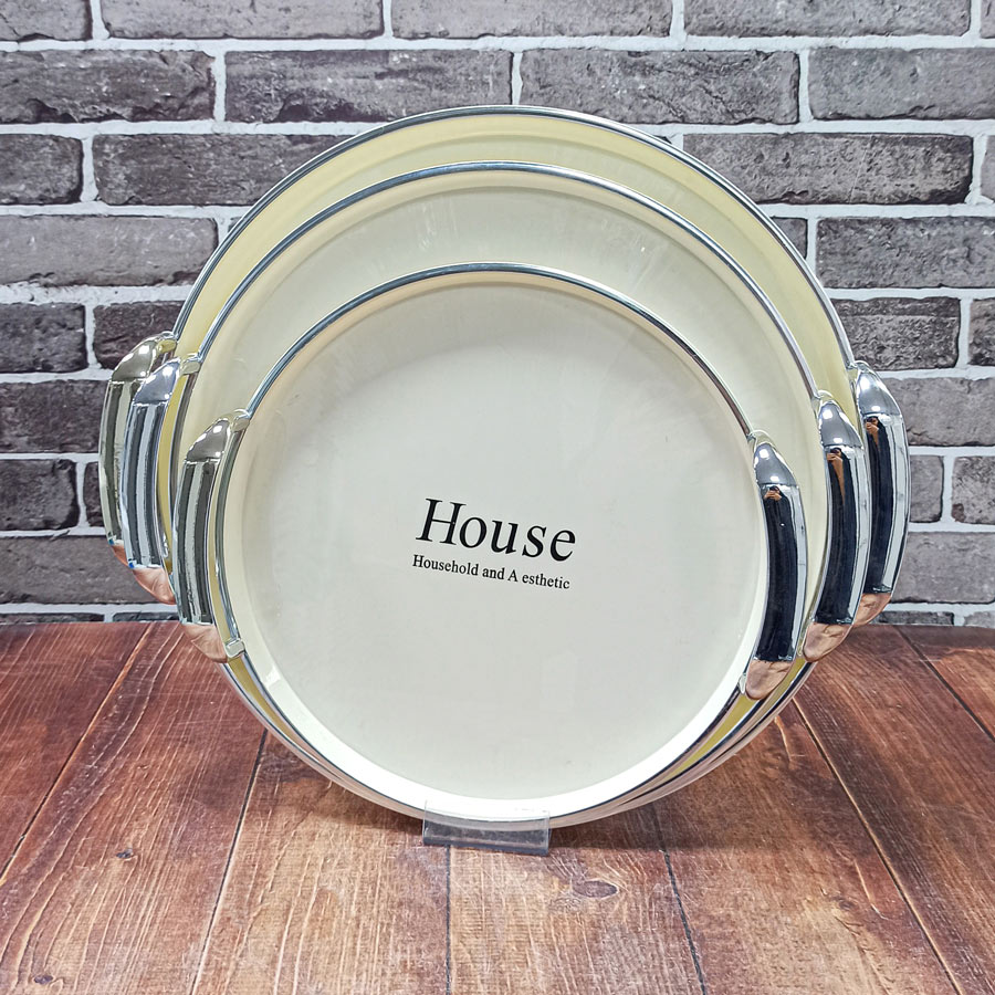 سینی پلاستیکی 3تکه گرد 2-532 