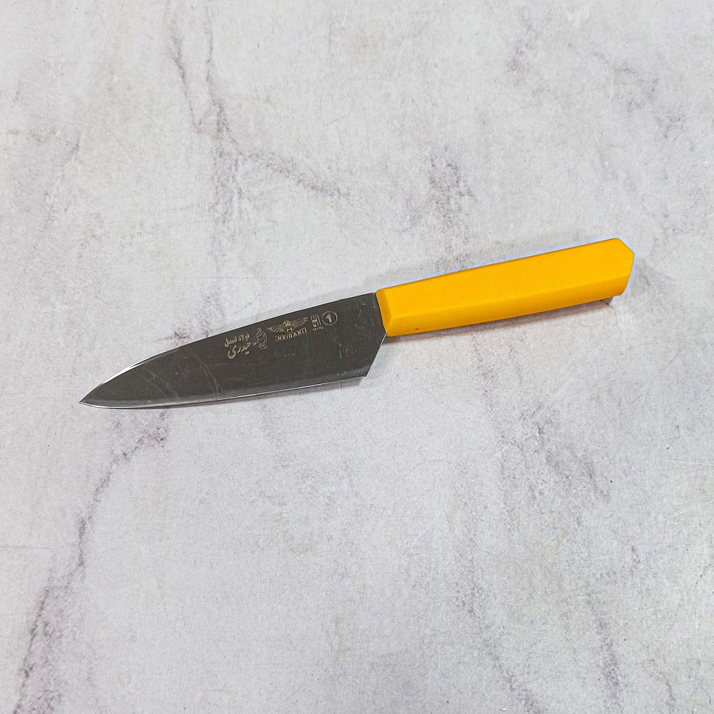 کارد راسته 1 دسته پلاستیکی حیدری