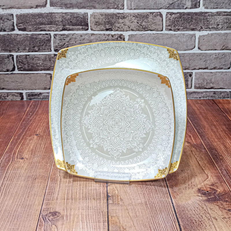 سرویس 105پارچه 3گوش گل2046چینی پردیس