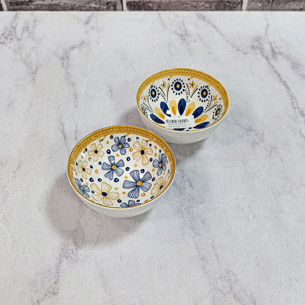 پیاله سرامیکی 4عددی طرح دار کادویی