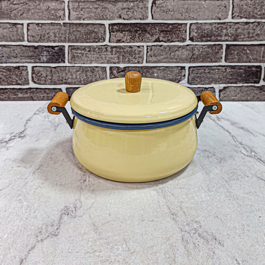 قابلمه لعابی درب فلز سایز 24 کرم دونا 