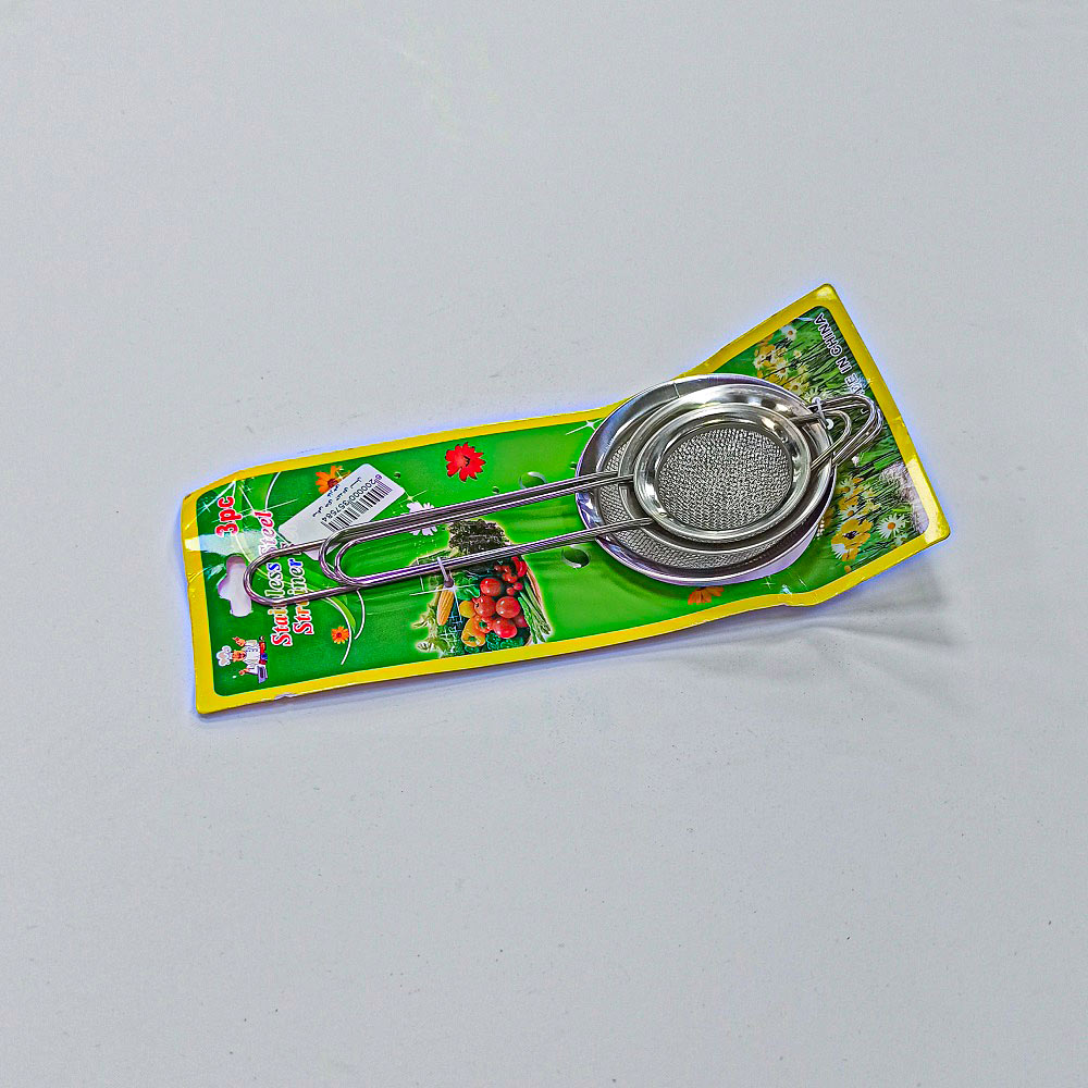 صافی چای 3عددی استیل خارجی