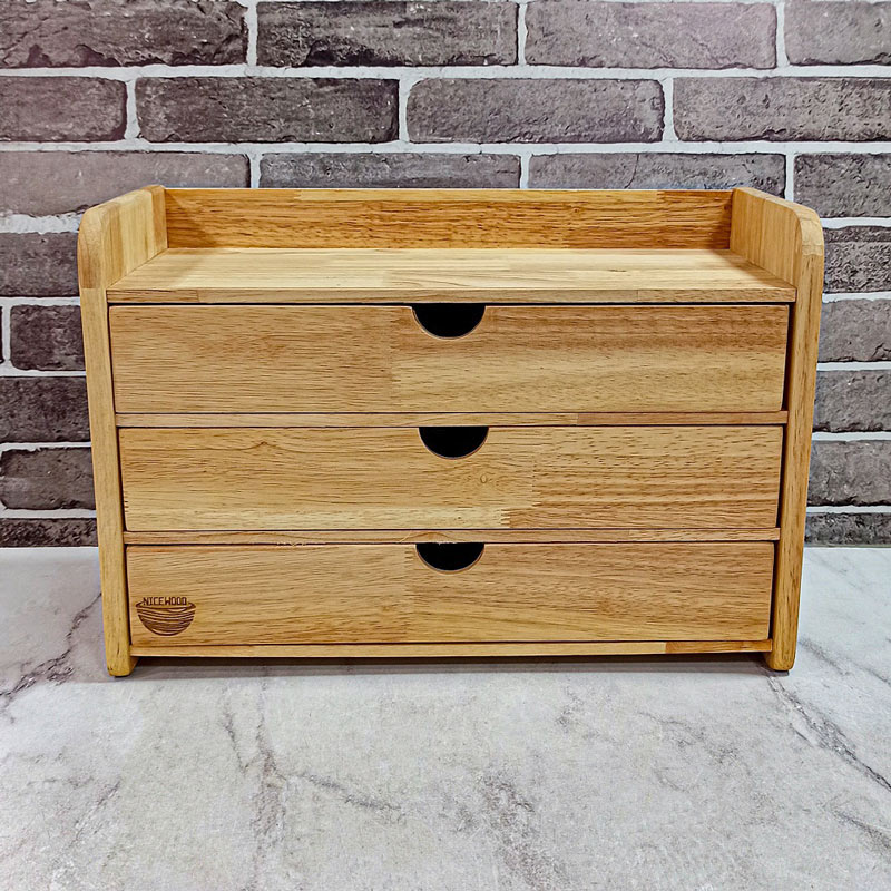 مینی دراور 3کشو بزرگ کد633 نایس وود