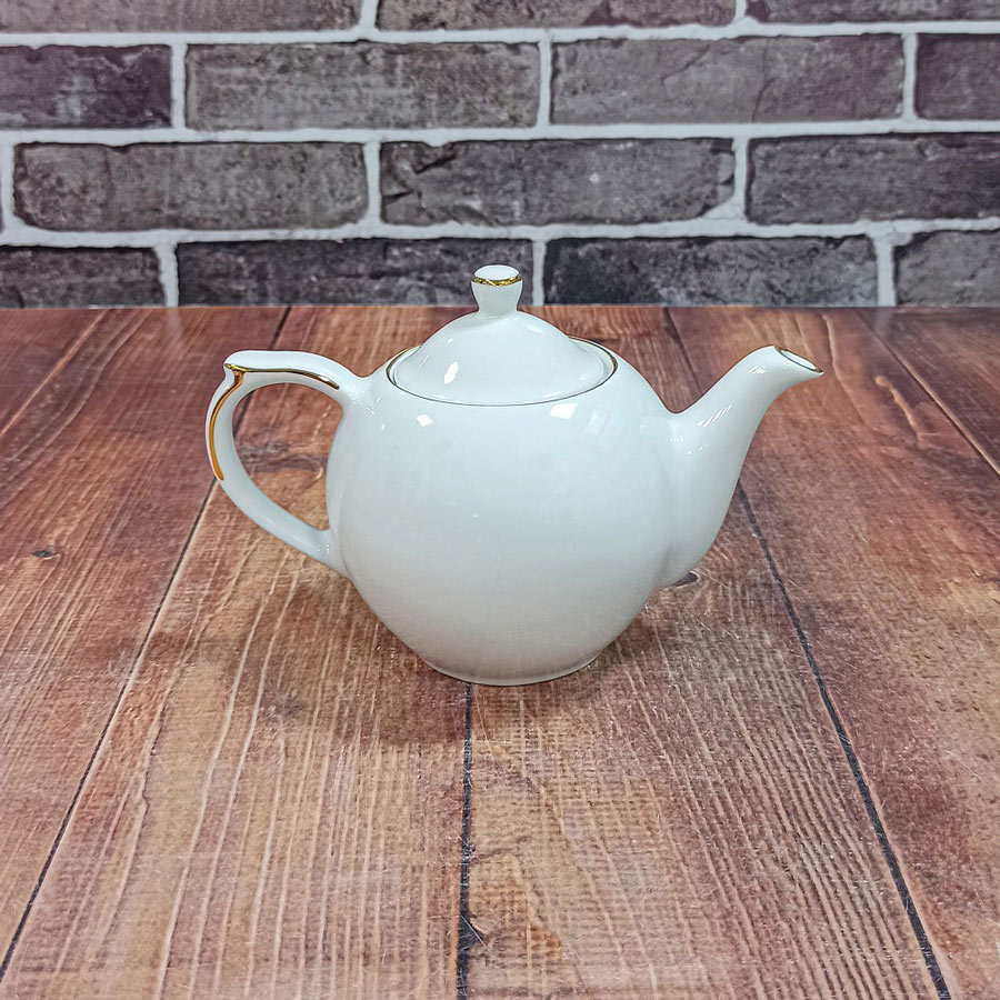 قوری شاینا کوچک خط طلا چینی لورین