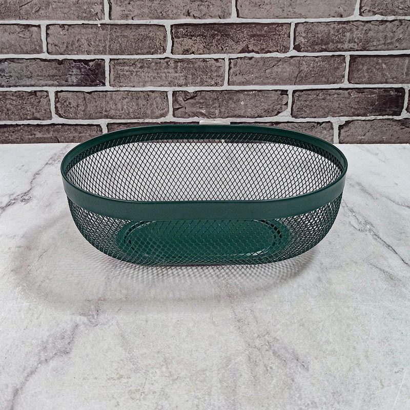 سبد میوه توری بیضی بدون دسته